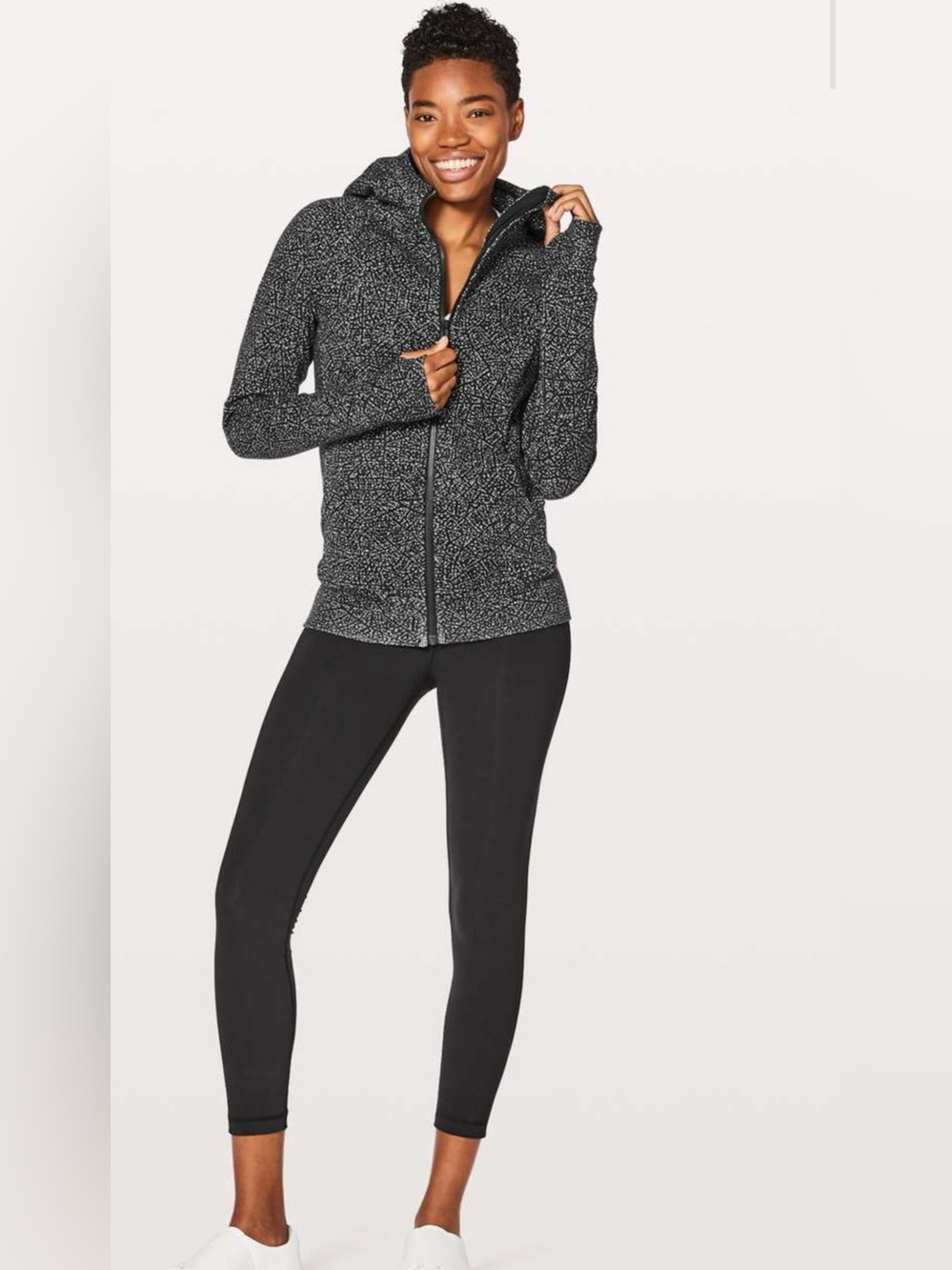 Lululemon Scuba Hoodie Light Cotton Fleece Size 12
